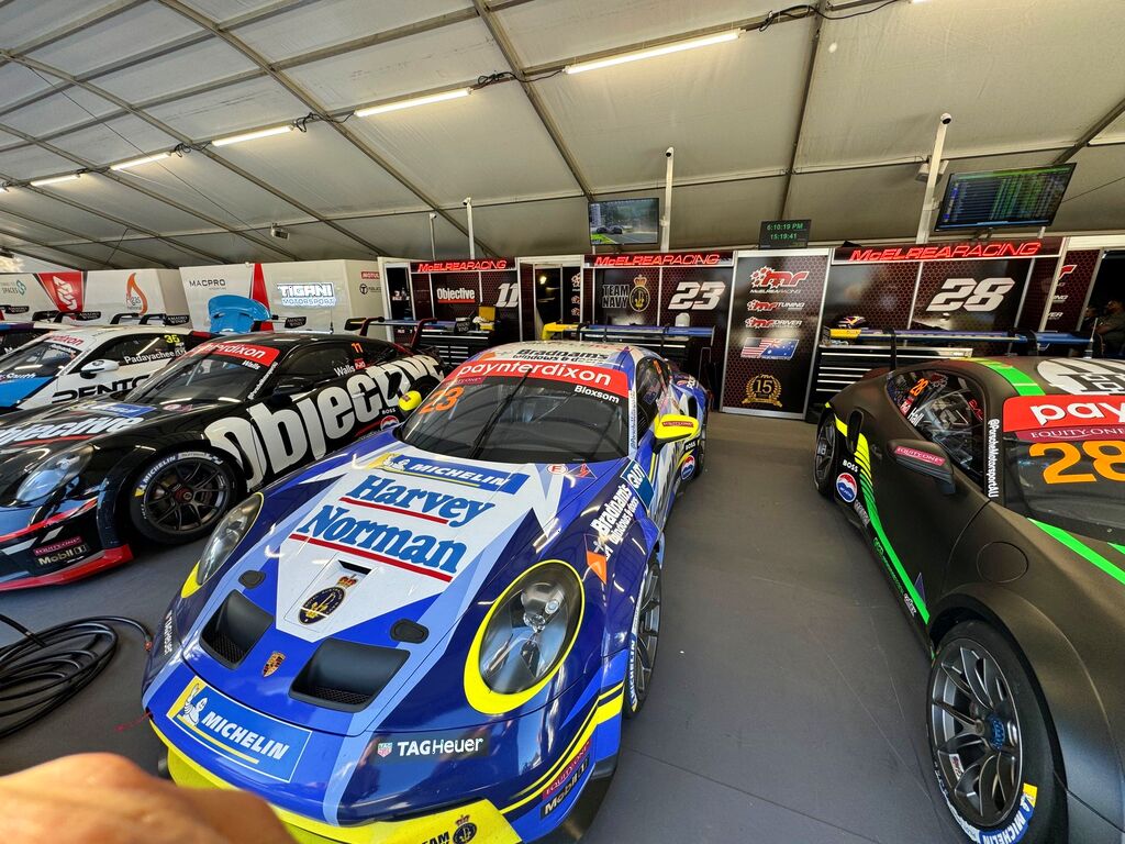 McElrea Racing in the Porsche Carrera Cup Australia at the Australian Grand Prix 2024