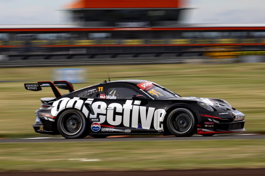 Jackson Walls with McElrea Racing in the Porsche Carrera Cup Australia at Taupo New Zealand 2024