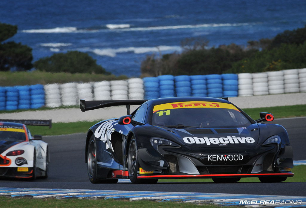 Tony Walls and Warren Luff in the McLaren at Phillip Island in the Australian GT