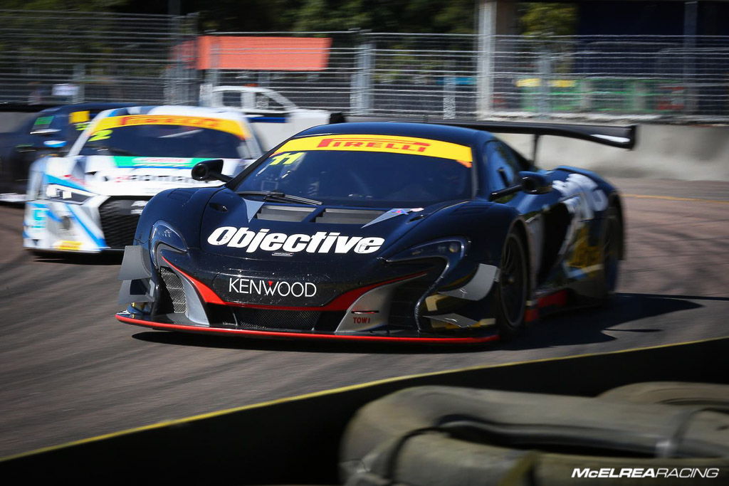 Tony Walls in the Objective McLaren at Townsville