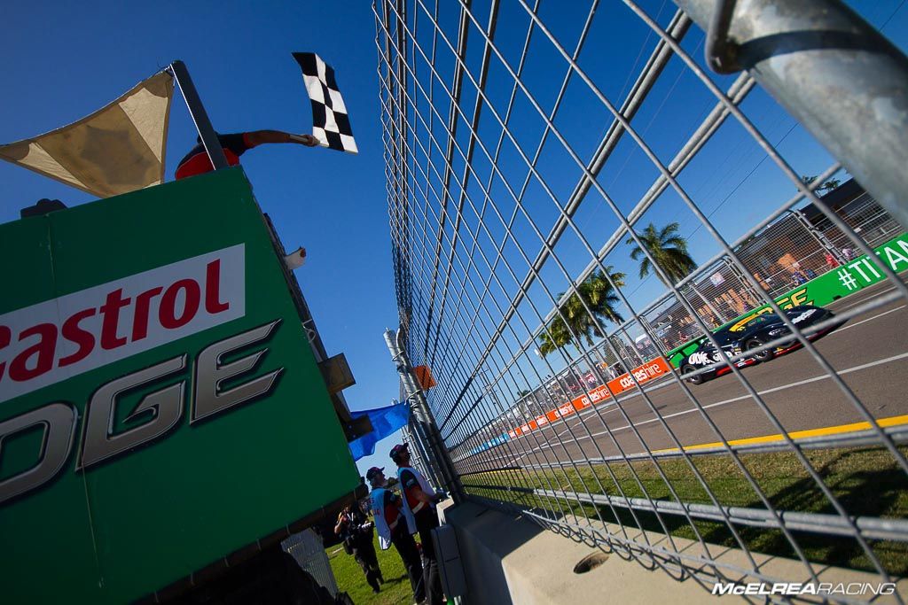 Tony Walls in the Objective McLaren at Townsville