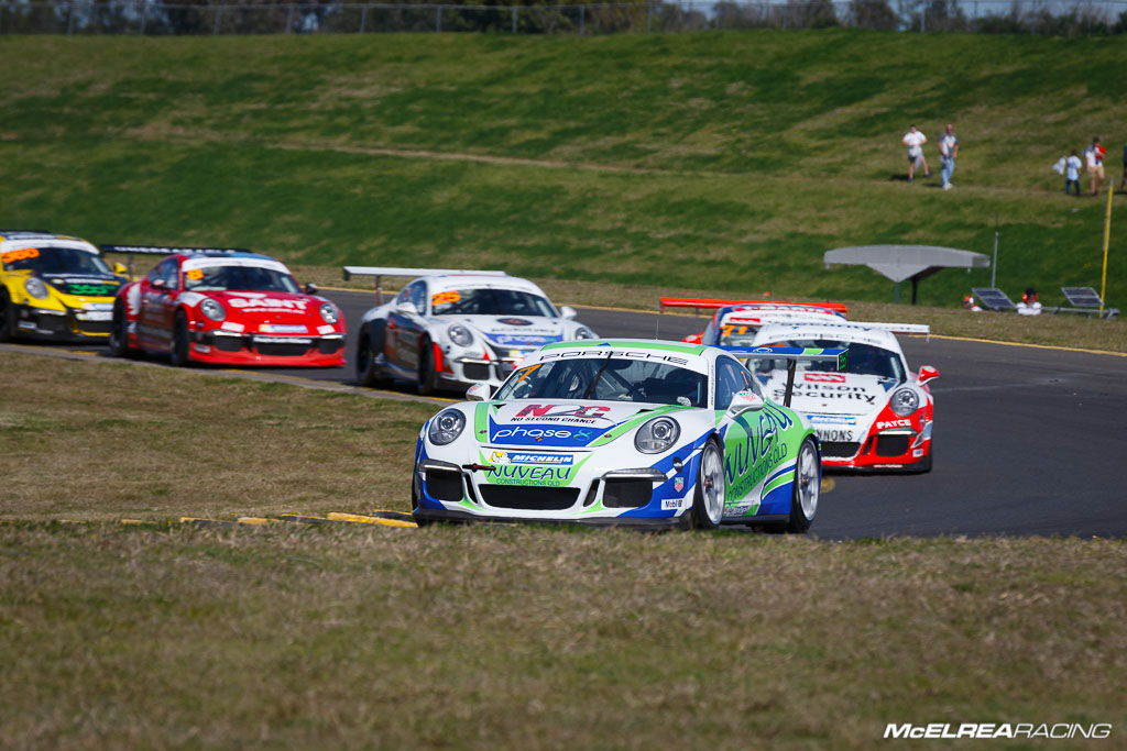 Matt Campbell at Sydney Motorsport Park for the combined Australian and Asian Porsche Carrera Cup