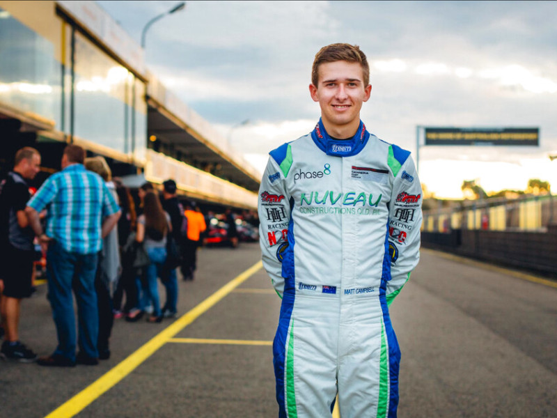McElrea Racing driver Matt Campbell 2016