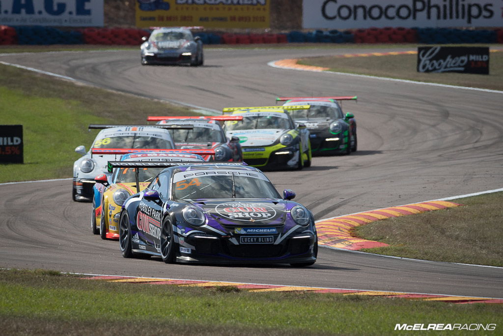 James Abela enjoed racing in the lead pack at Darwin