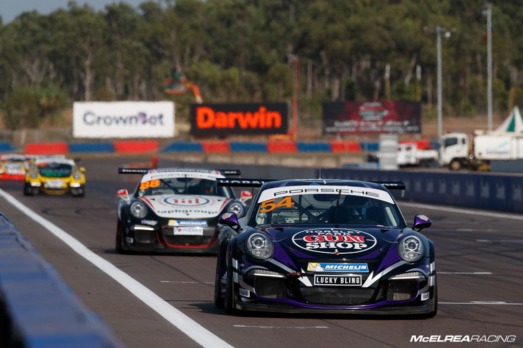 James Abela #54 racing at Hidden Valley Raceway 2016