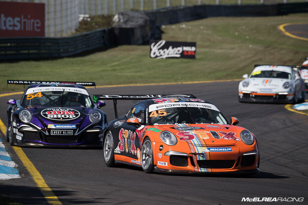 Duvashen Padayachee in the Porsche Carrera Cup at Sandown