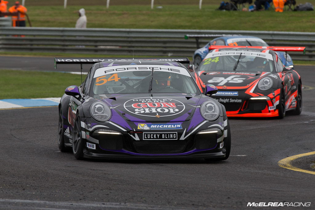 James Abela in the Porsche Carrera Cup at Sandown