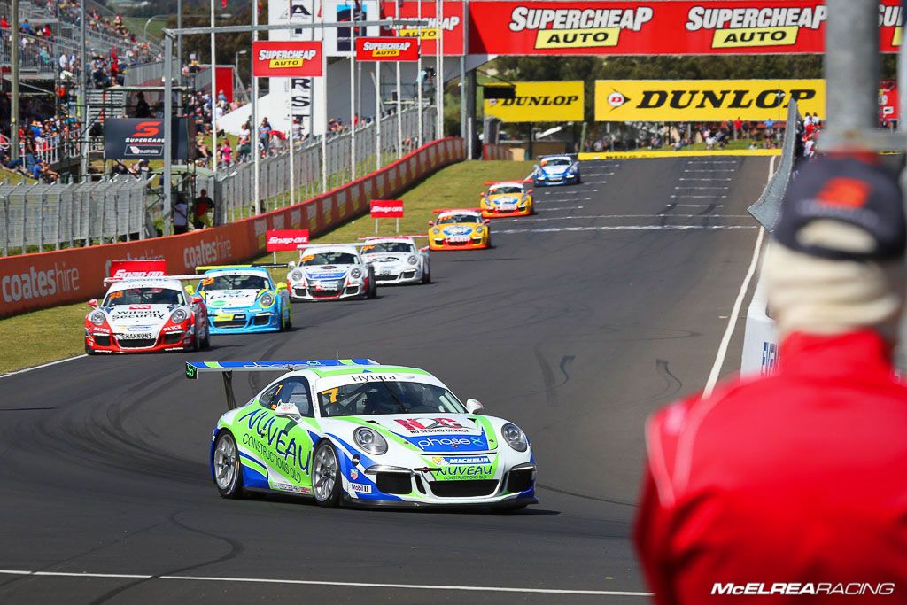 Matt Campbell in the Porsche Carrera Cup at Bathurst