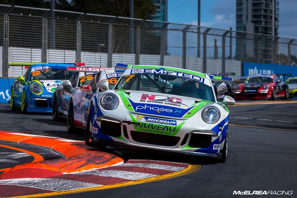 Matt Campbell in the Porsche Carrera Cup at Surfers Paradise