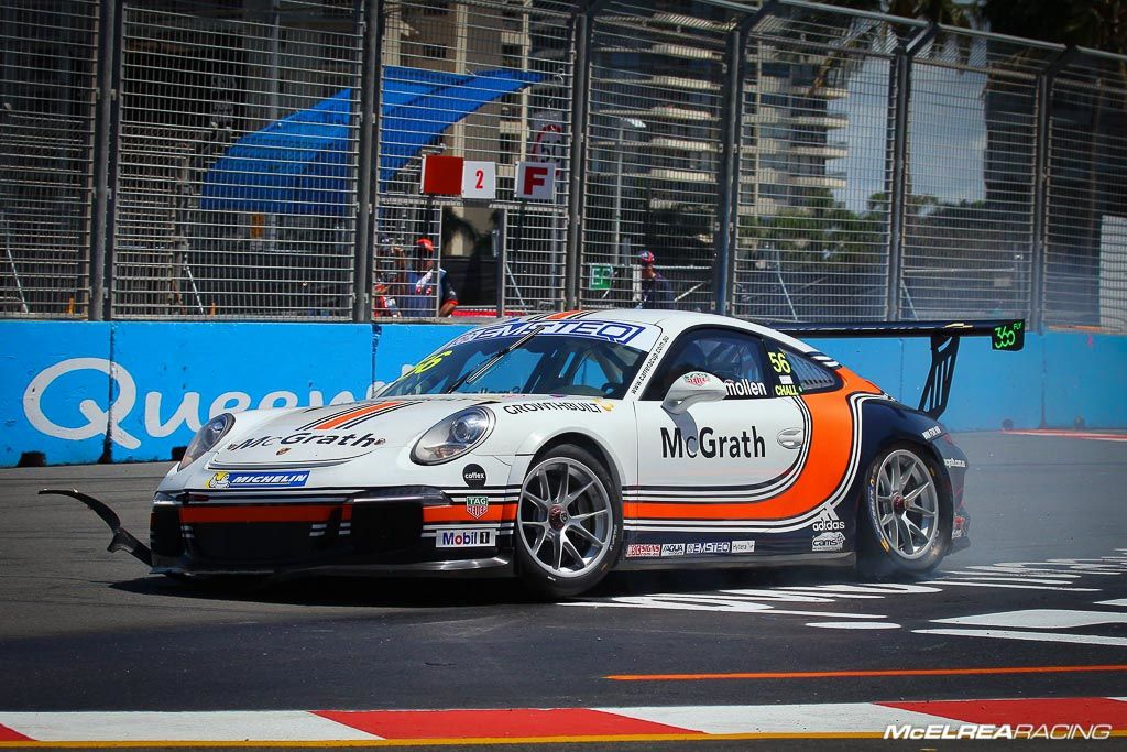 Shane Smollen in the Porsche Carrera Cup at Surfers Paradise