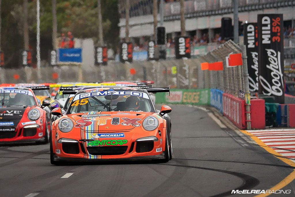 Duvashen Padayachee in the Porsche Carrera Cup at Surfers Paradise