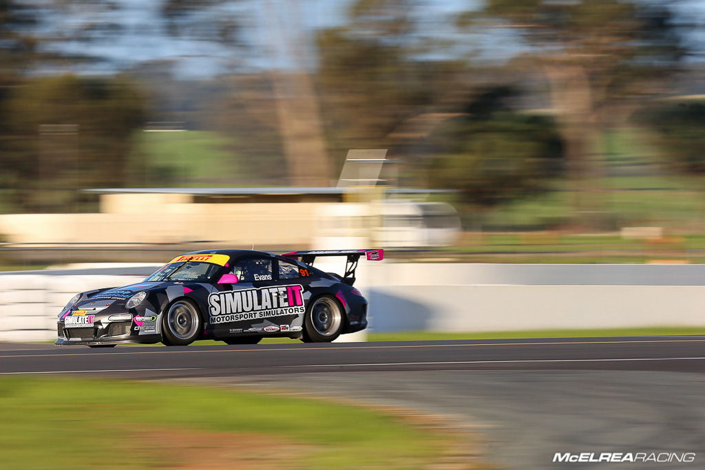 Jaxon Evans at Winton for the Porsche GT3 Cup Challenge