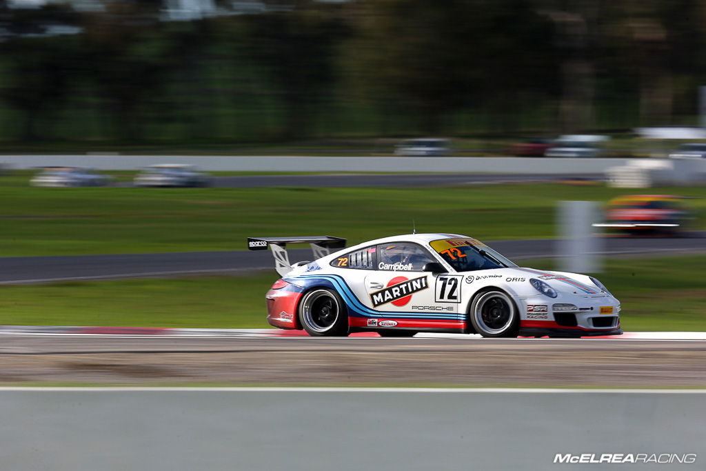 Jim Campbell at Winton for the Porsche GT3 Cup Challenge