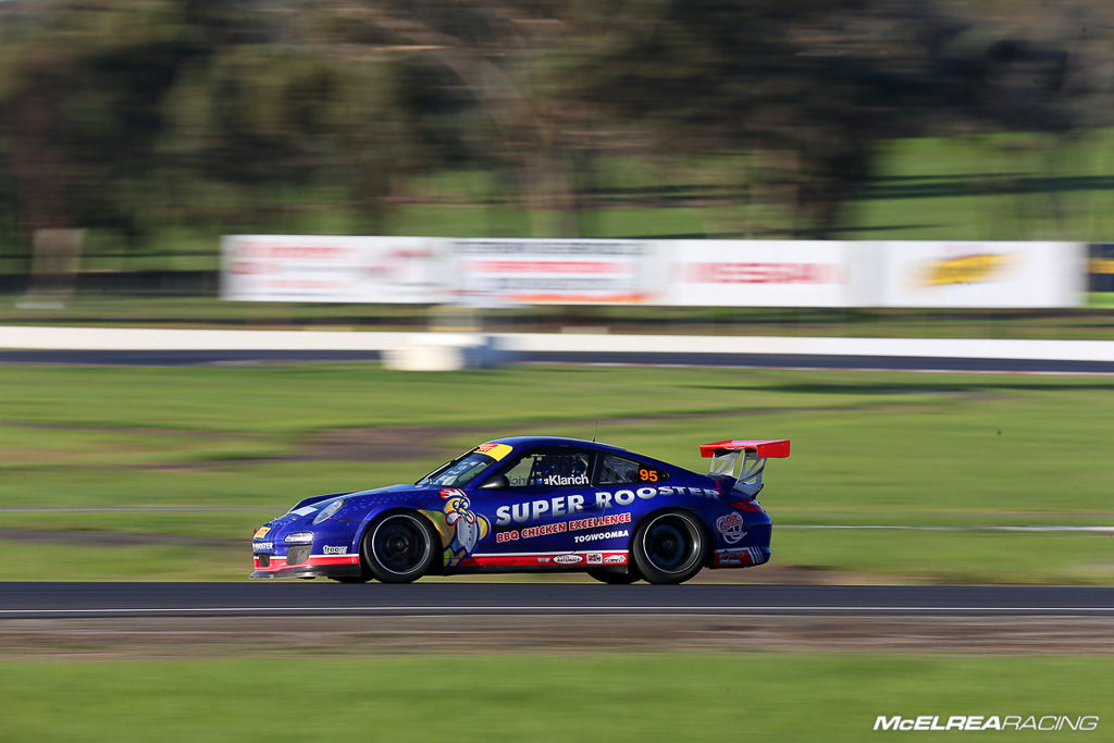 A great weekend for Jake Klarich in the Super Rooster Porsche
