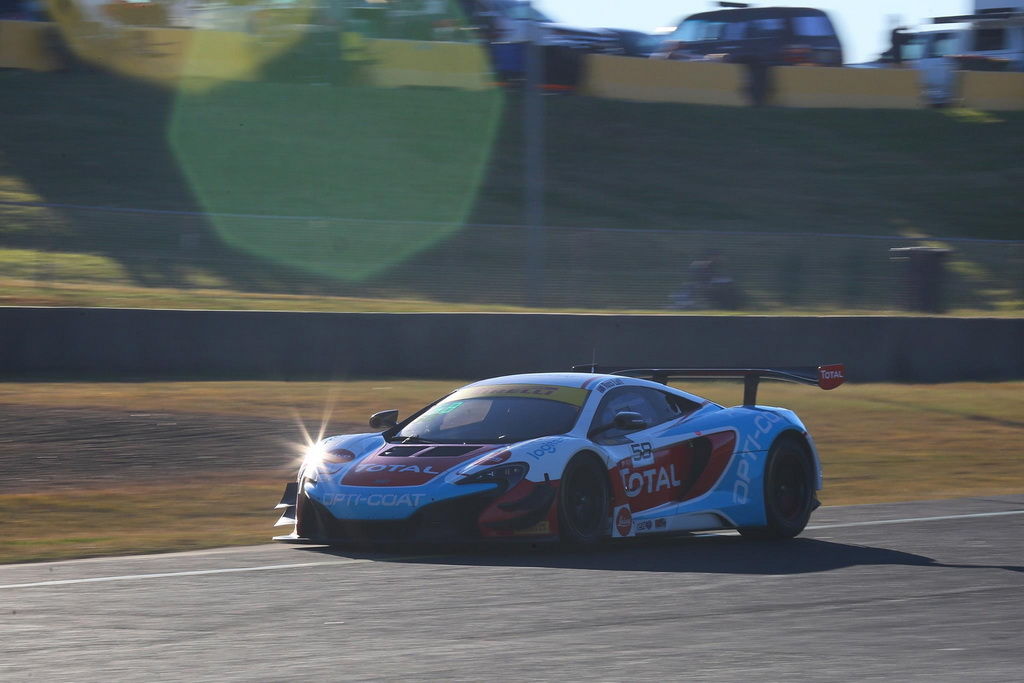 Fraser Ross and Warren Luff with McElrea Racing at Eastern Creek