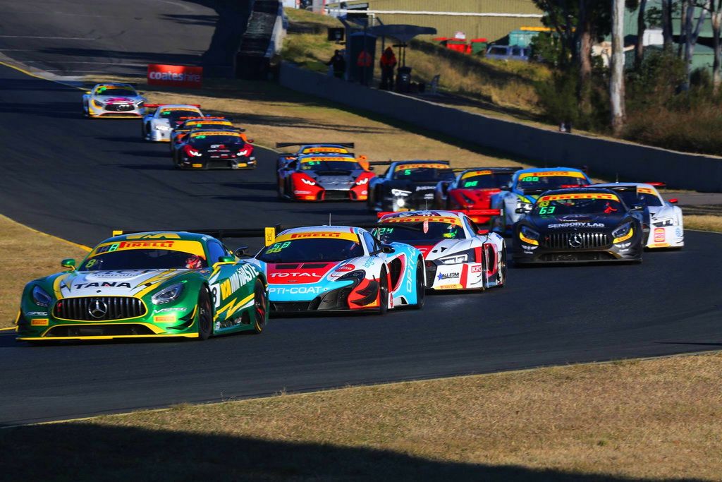 Fraser Ross and Warren Luff with McElrea Racing at Eastern Creek