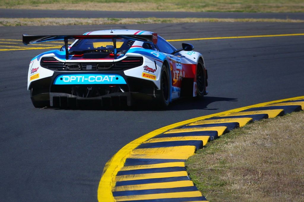 Fraser Ross and Warren Luff with McElrea Racing at Eastern Creek