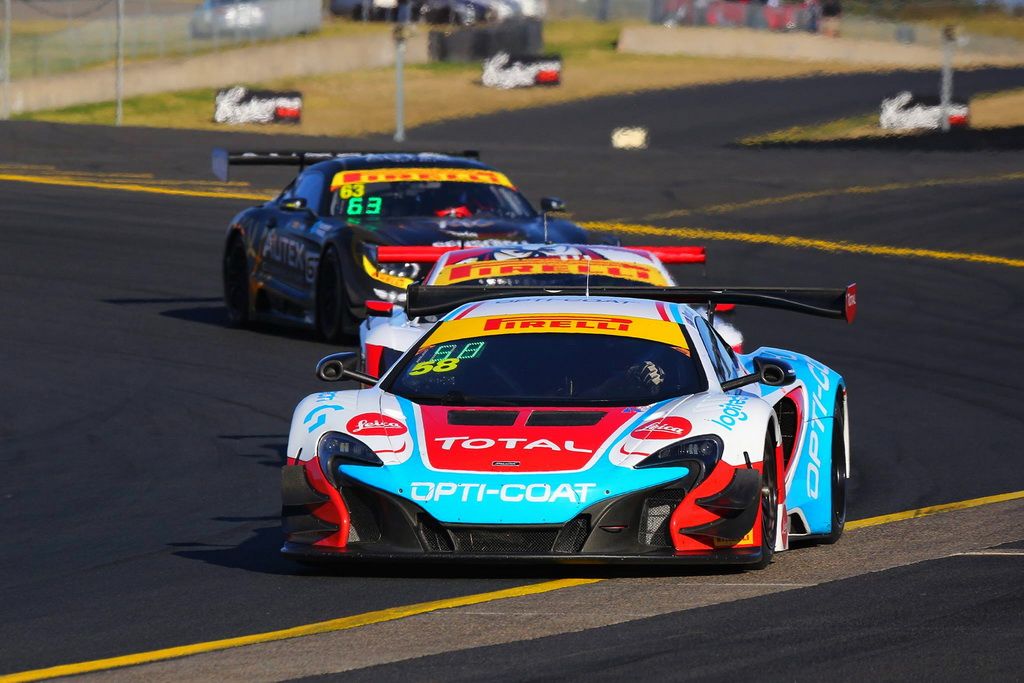 Fraser Ross and Warren Luff with McElrea Racing at Eastern Creek