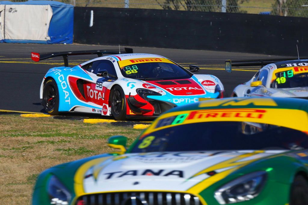 Fraser Ross and Warren Luff with McElrea Racing at Eastern Creek