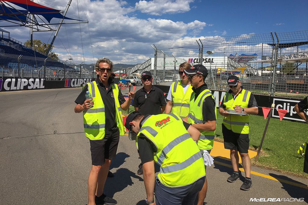 MR Racing Coach Warren Luff at Clipsal 2017