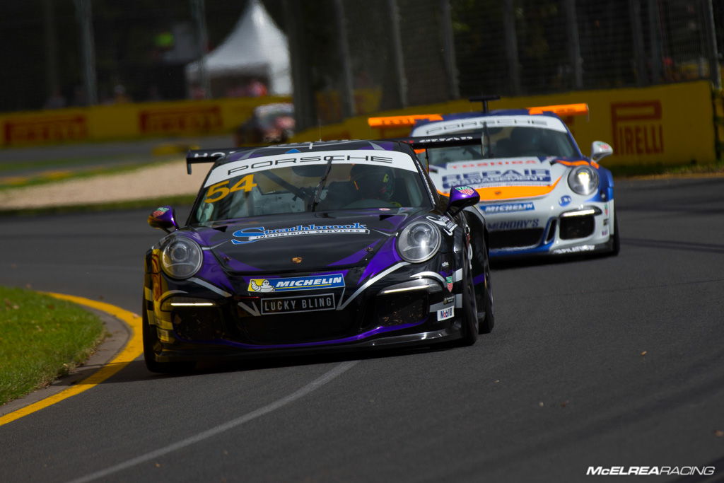 James Abela at the Australian Grand Prix in Melbourne