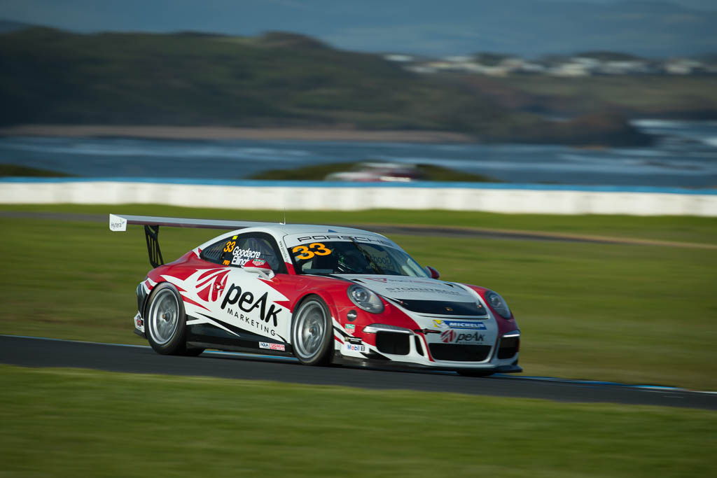 Simon Ellingham & John Goodacre at Phillip Island with McElrea Racing