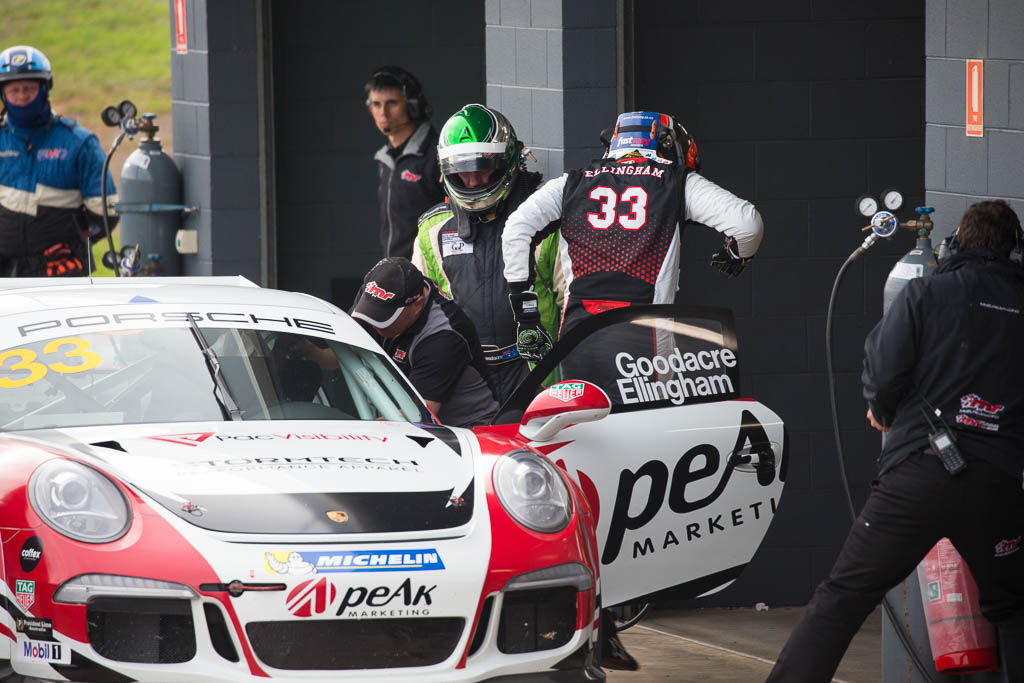 Simon Ellingham & John Goodacre at Phillip Island with McElrea Racing