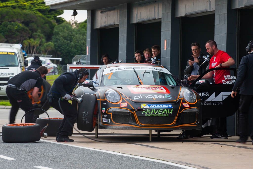 Jaxon Evans & Tim Miles at Phillip Island with McElrea Racing