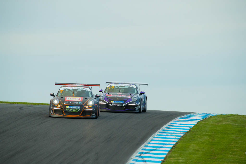 Jaxon Evans & Tim Miles at Phillip Island with McElrea Racing