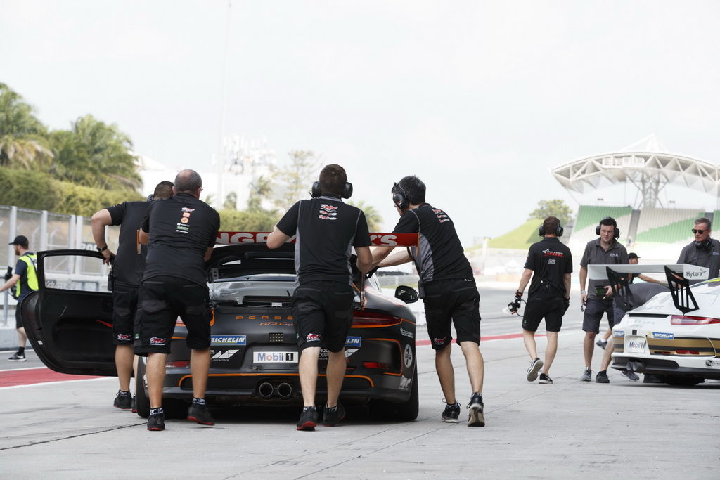 The McElrea Racing Team at Sepang International Circuit