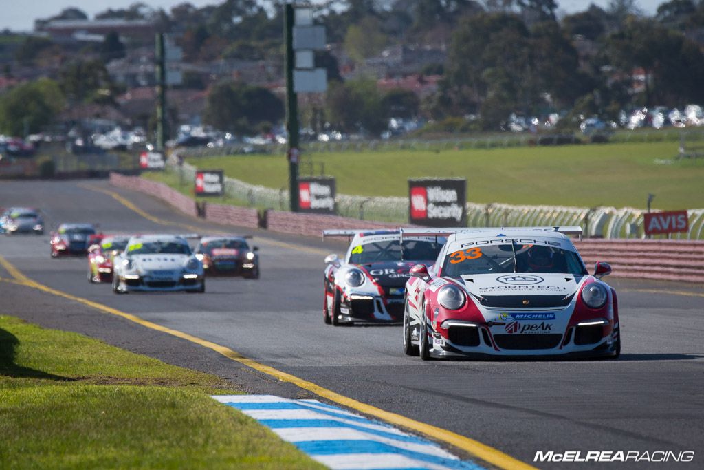 Simon Ellingham with McElrea Racing at Sandown