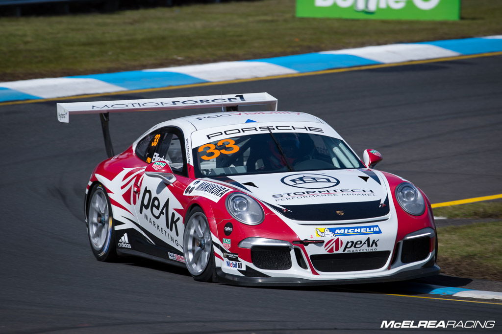 Simon Ellingham with McElrea Racing at Sandown