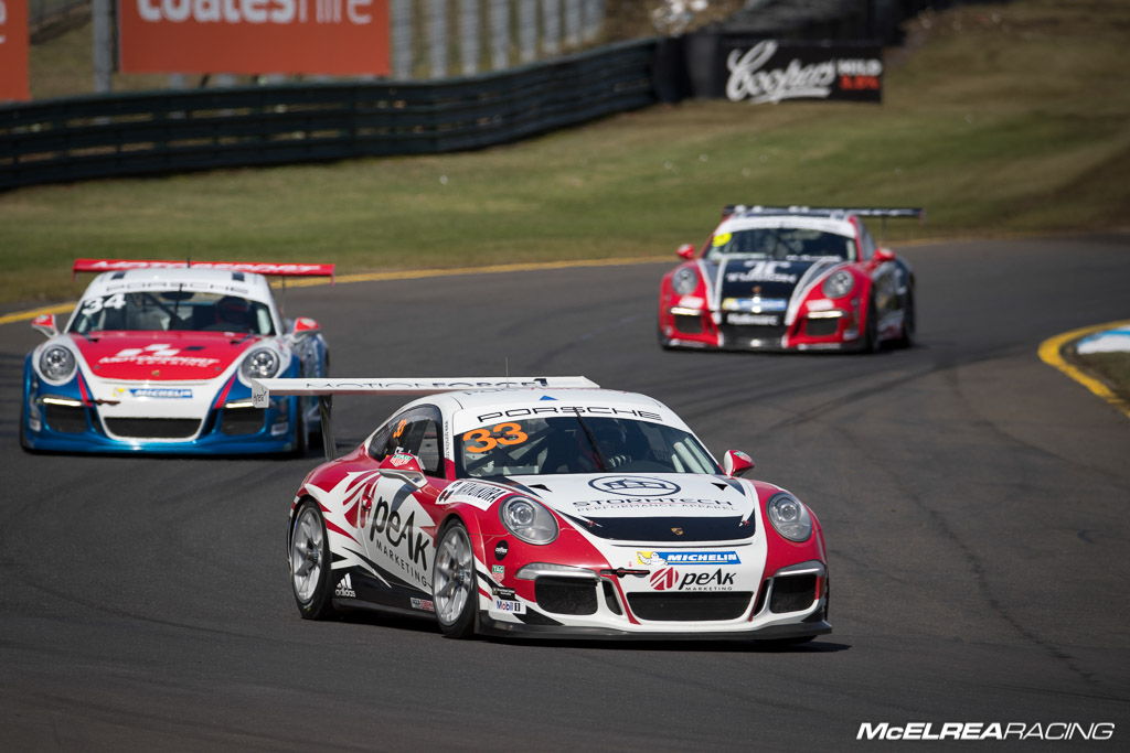 Simon Ellingham with McElrea Racing at Sandown