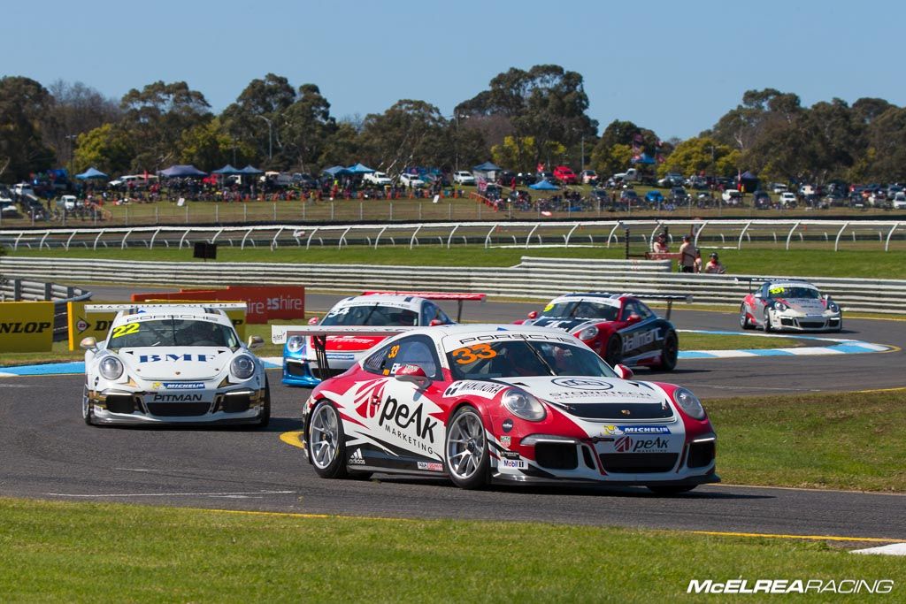 Simon Ellingham with McElrea Racing at Sandown