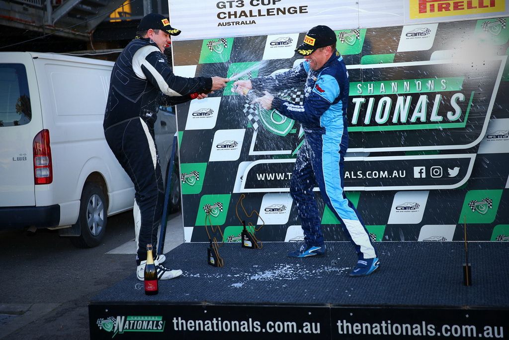 Anthony Gilbertson and Brett Boulton with McElrea Racing at Sydney Motorsport Park