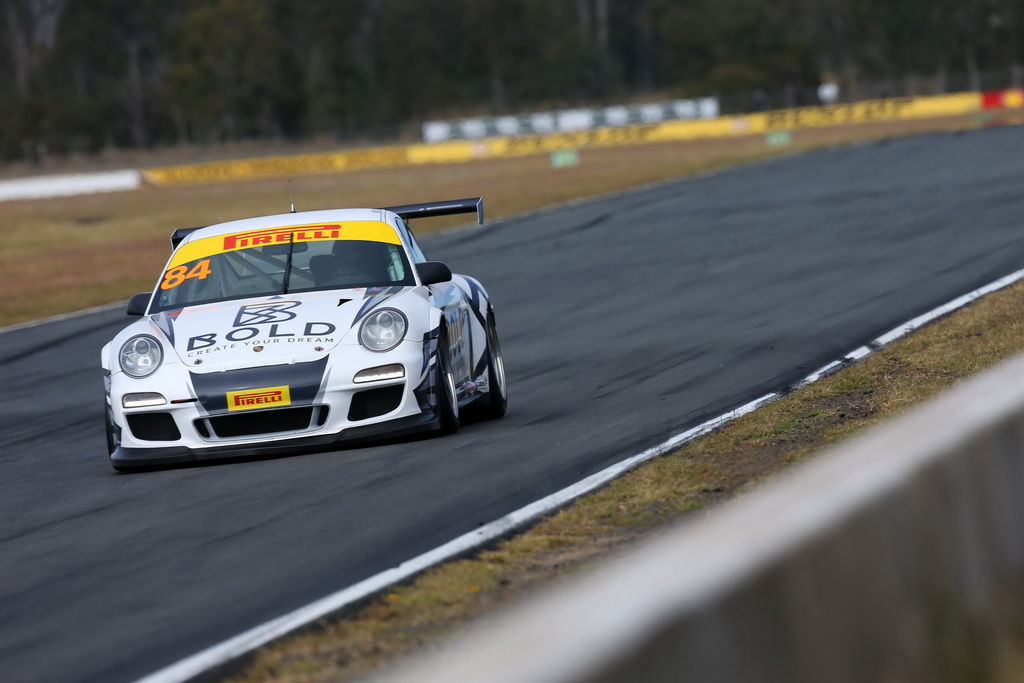 Brett Boulton with McElrea Racing at Queensland Raceway