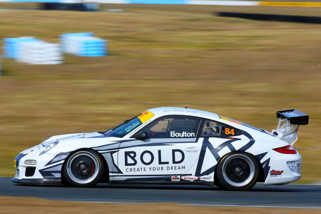 Brett Boulton with McElrea Racing at Queensland Raceway