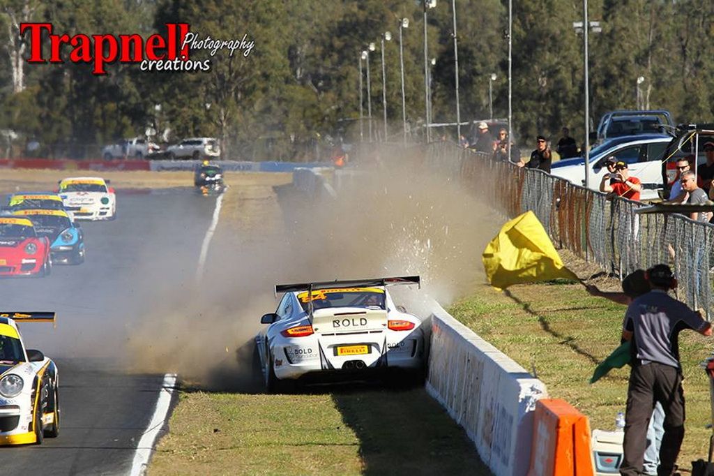 Brett Boulton with McElrea Racing at Queensland Raceway