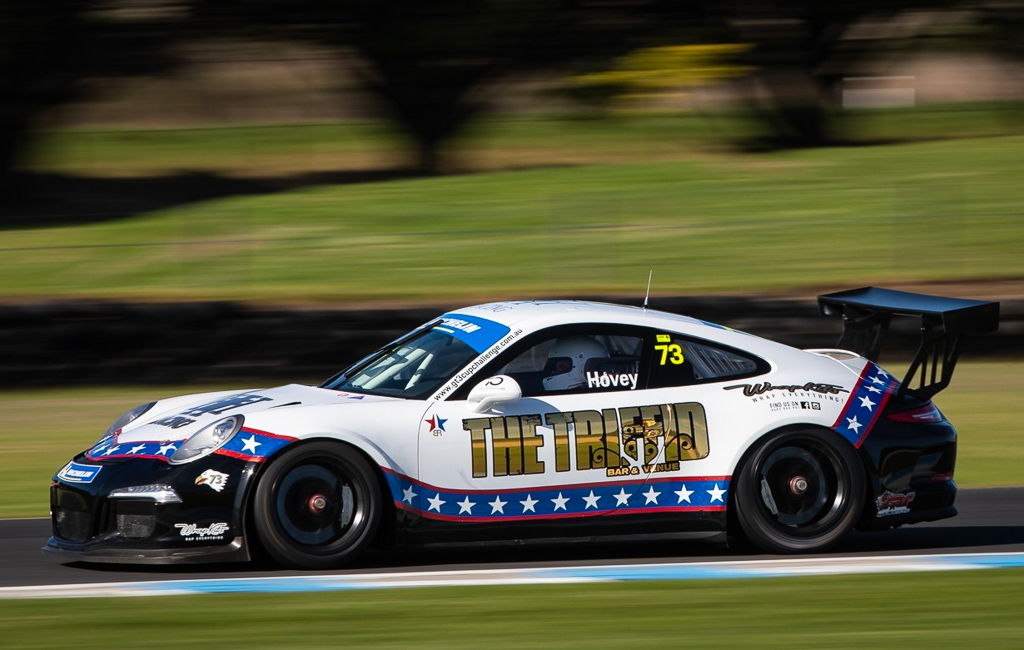 Michael Hovey with McElrea Racing in the Porsche GT3 Cup Challenge at Phillip Island