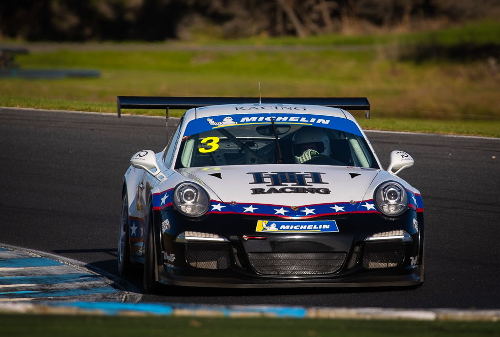 Michael Hovey with McElrea Racing in the Porsche GT3 Cup Challenge at Phillip Island