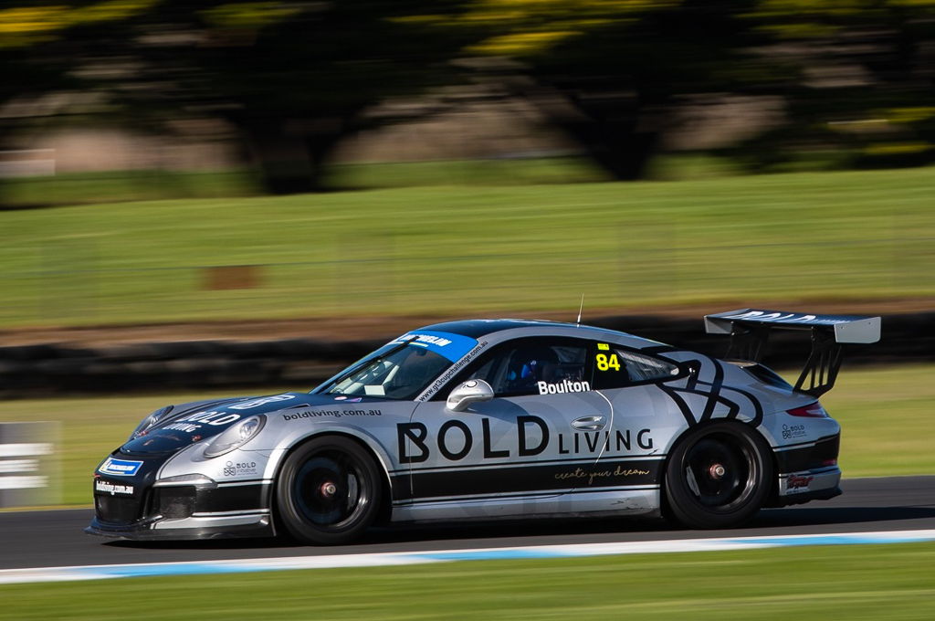 Brett Boulton with McElrea Racing in the Porsche GT3 Cup Challenge at Phillip Island