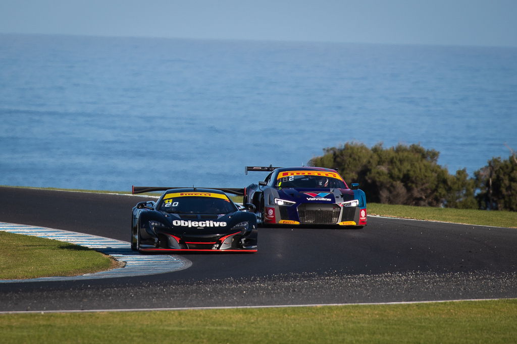 Tony Walls and Warren Luff with McElrea Racing in the Australian GT at Phillip Island