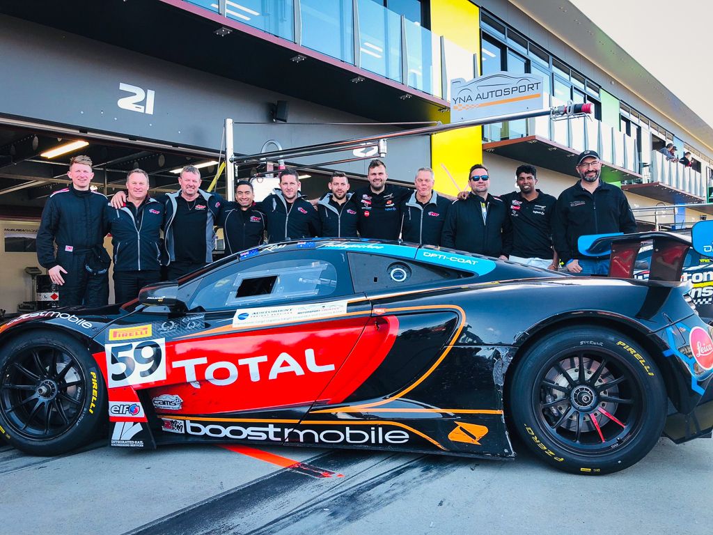 Fraser Ross and Duvashen Padayachee with McElrea Racing at Hampton Downs in New Zealand