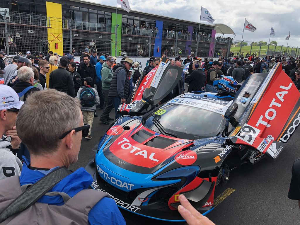 Fraser Ross and Duvashen Padayachee with McElrea Racing at Hampton Downs in New Zealand