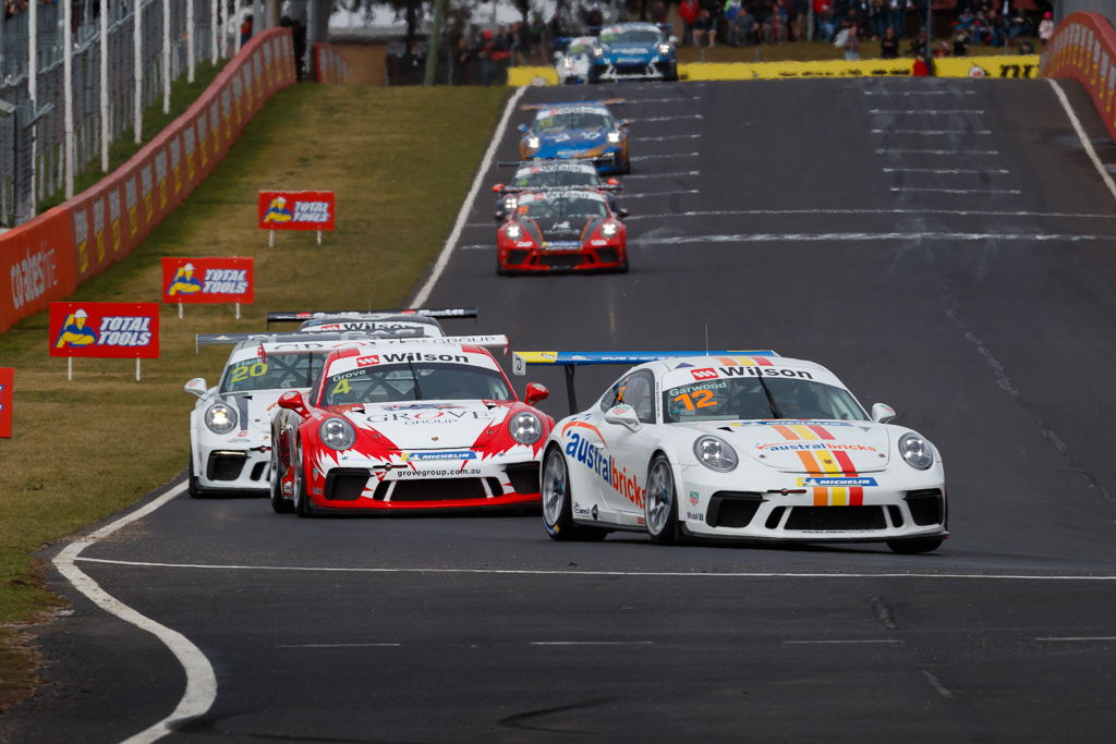 Adam Garwood with McElrea Racing at Bathurst for round 7 of the 2018 Porsche Carrera Cup Championship