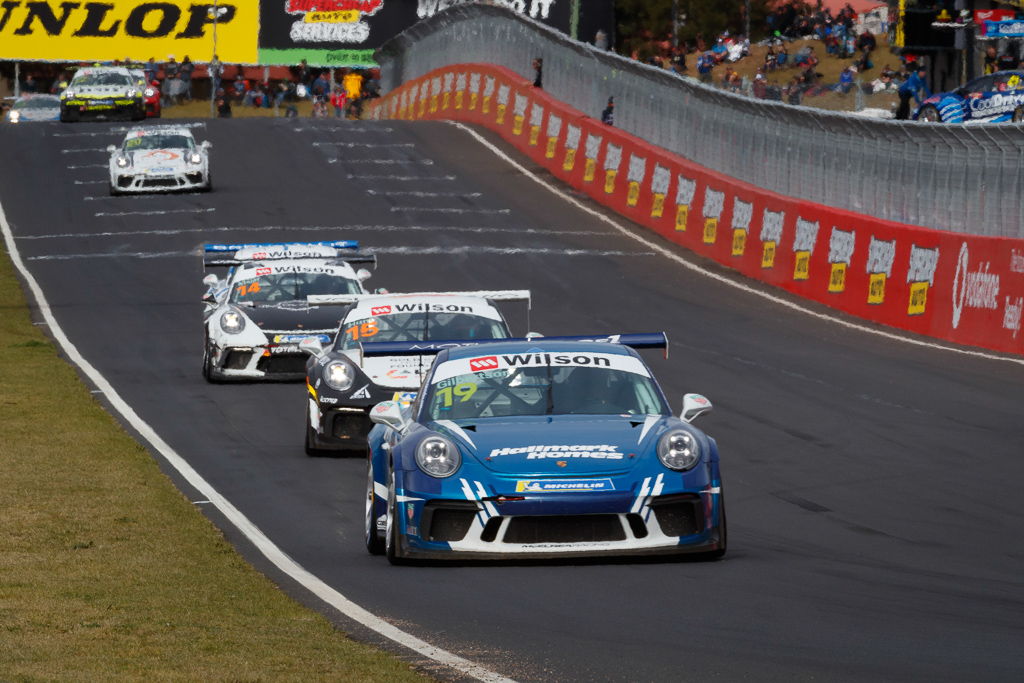 Anthony Gilbertson with McElrea Racing at Bathurst for round 7 of the 2018 Porsche Carrera Cup Championship