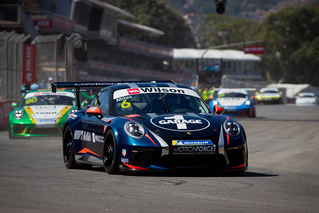 Tim Miles with McElrea Racing at the 2018 Porsche Carrera Cup Round 1