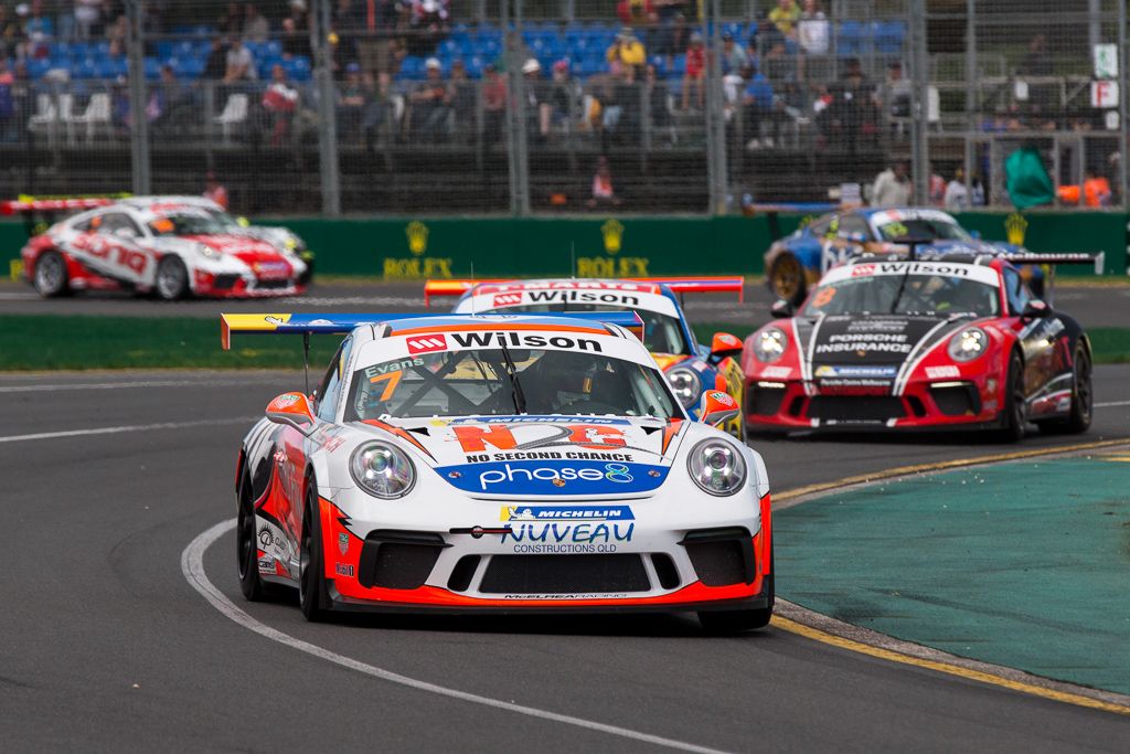 Jaxon Evans with McElrea Racing at the Aust Grand Prix