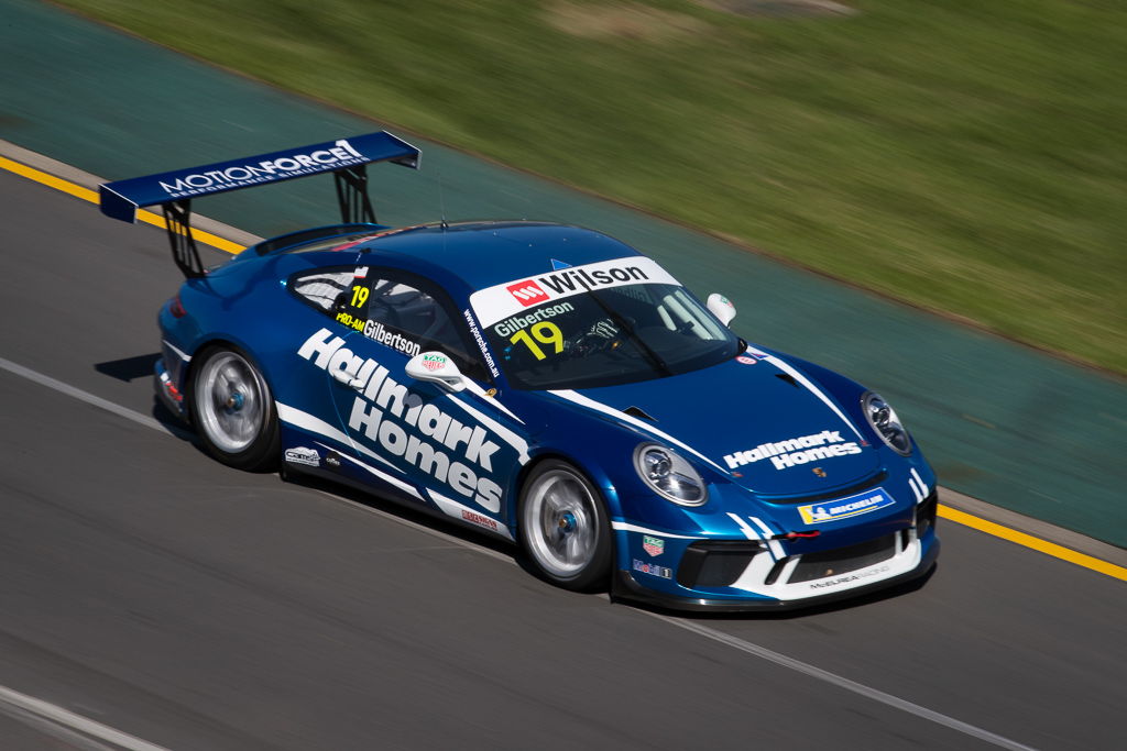 Anthony Gilbertson with McElrea Racing at the Aust Grand Prix