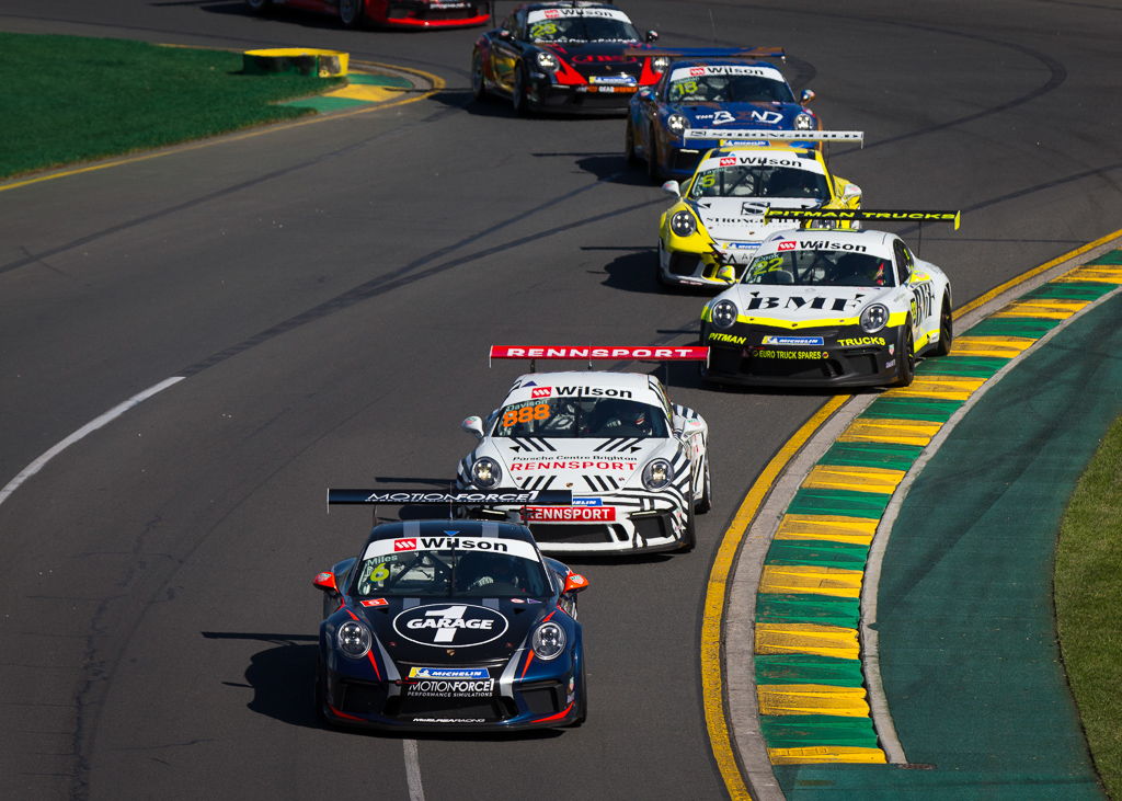 Tim Miles with McElrea Racing at the Aust Grand Prix